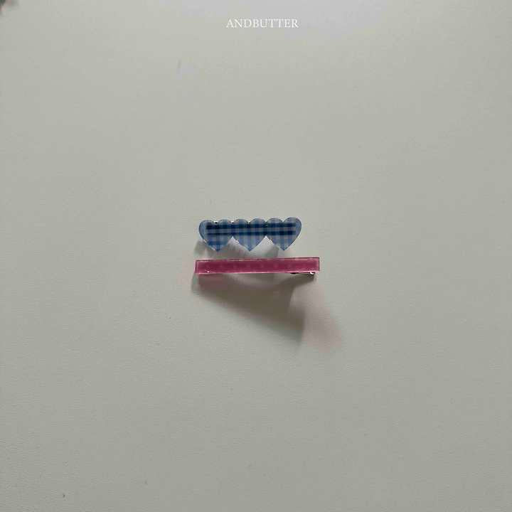 Check Dot Acrylic Hairpin