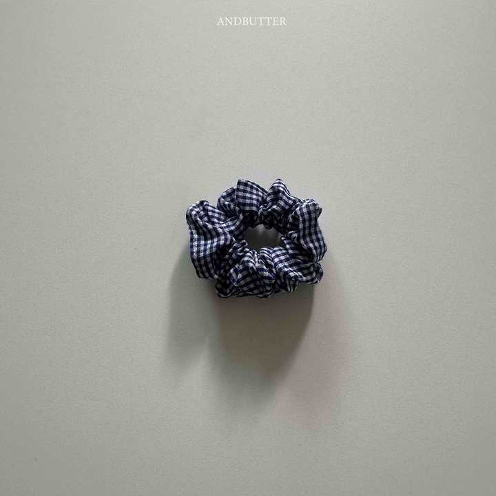 Check Mini Scrunchie