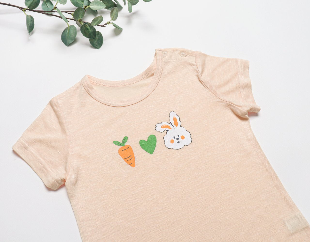 Mid-Length Modal Slub Set (Modal Peach)
