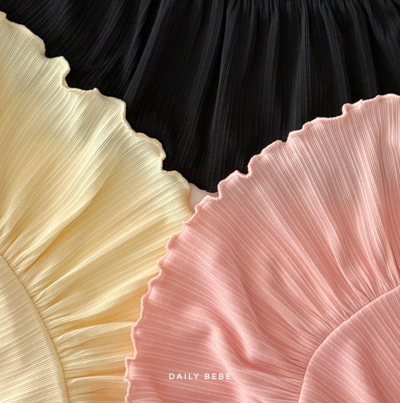 Frill Pleated Set