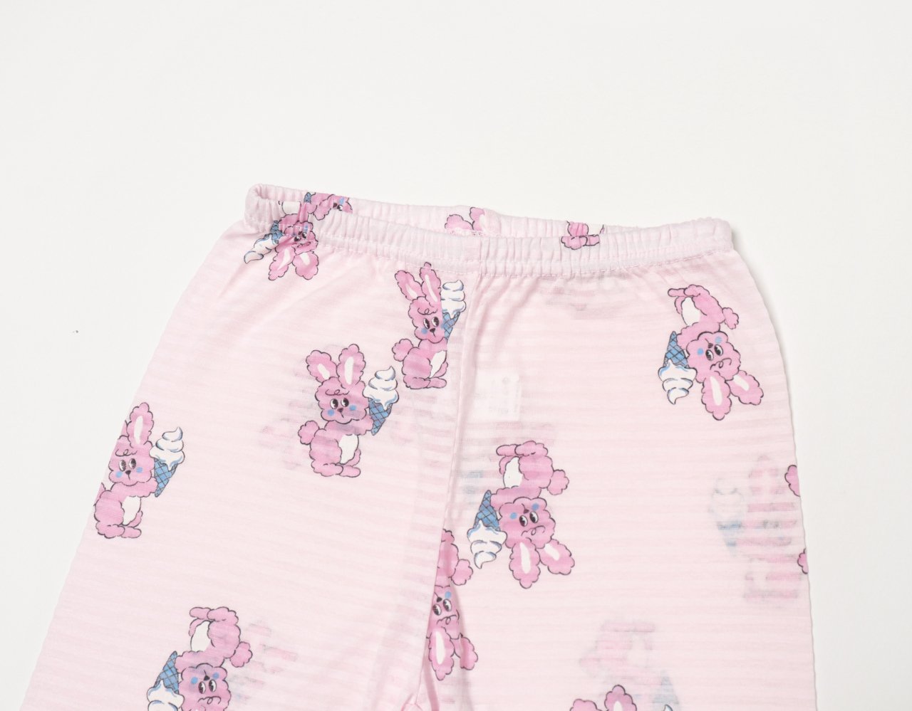 Sleeveless Jacquard Set (Pink Rabbit)