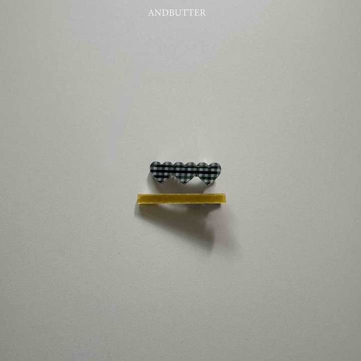 Check Dot Acrylic Hairpin