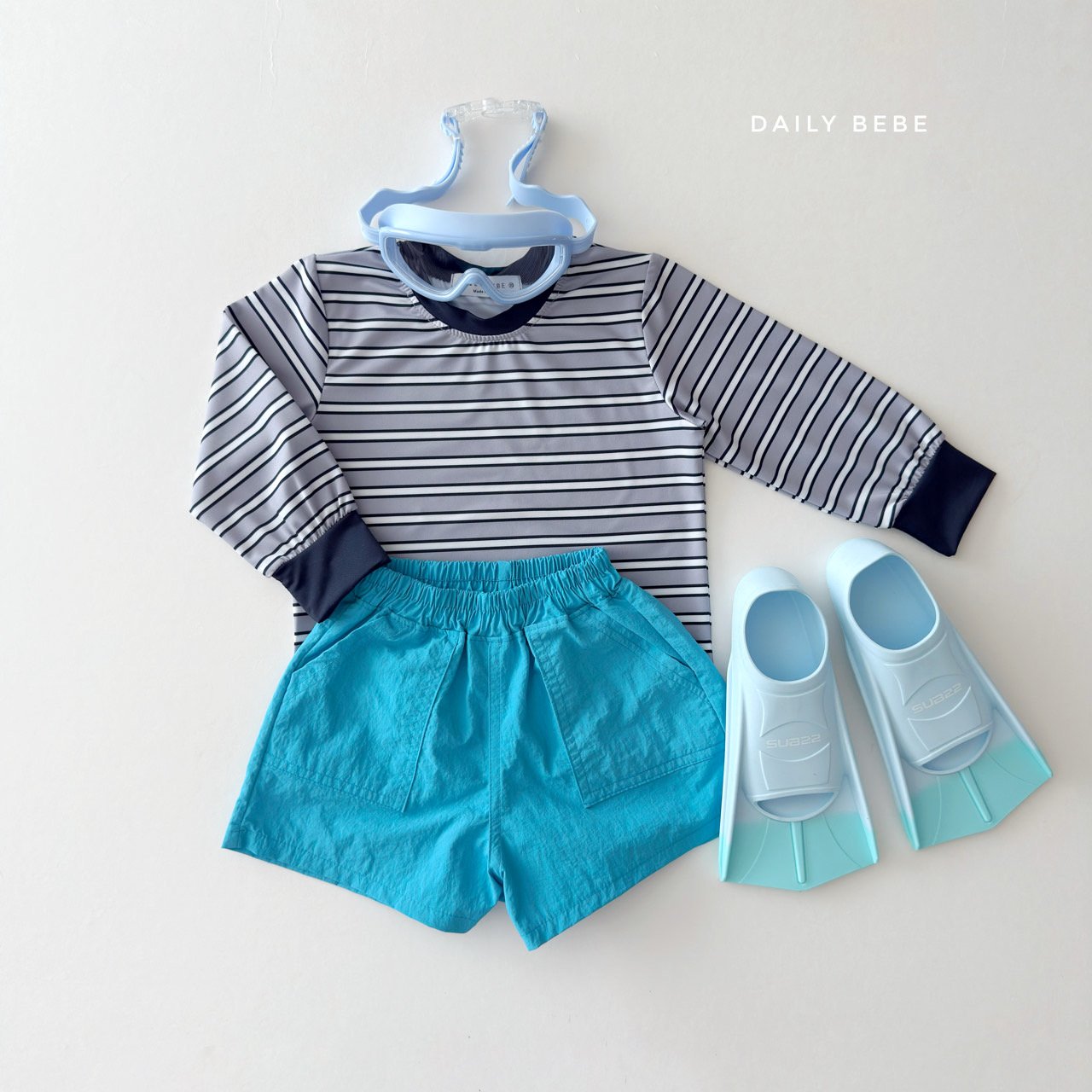 Striped Rash Guard