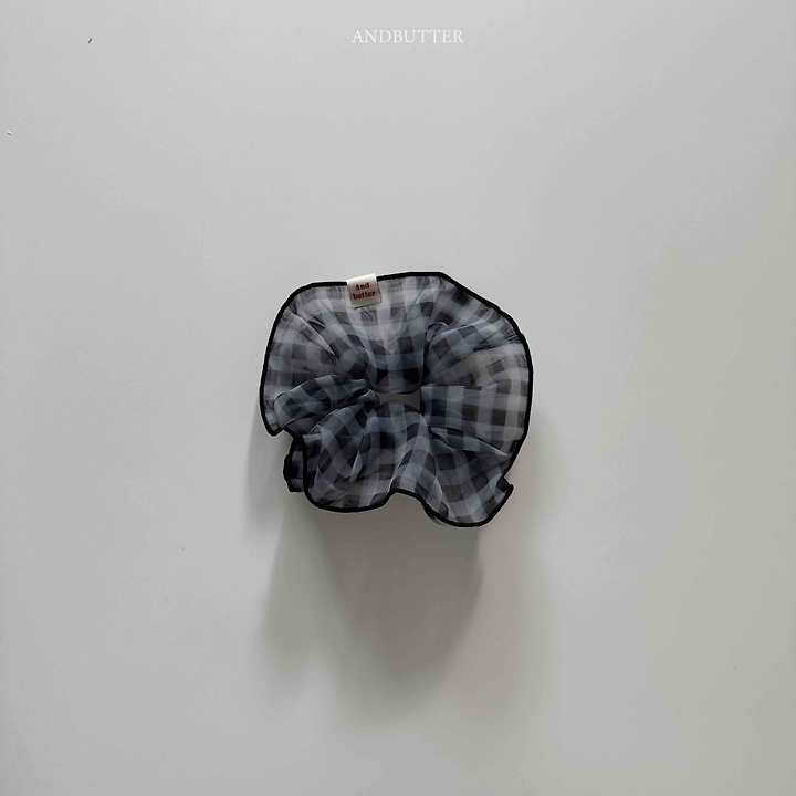 See-Through Check Scrunchie