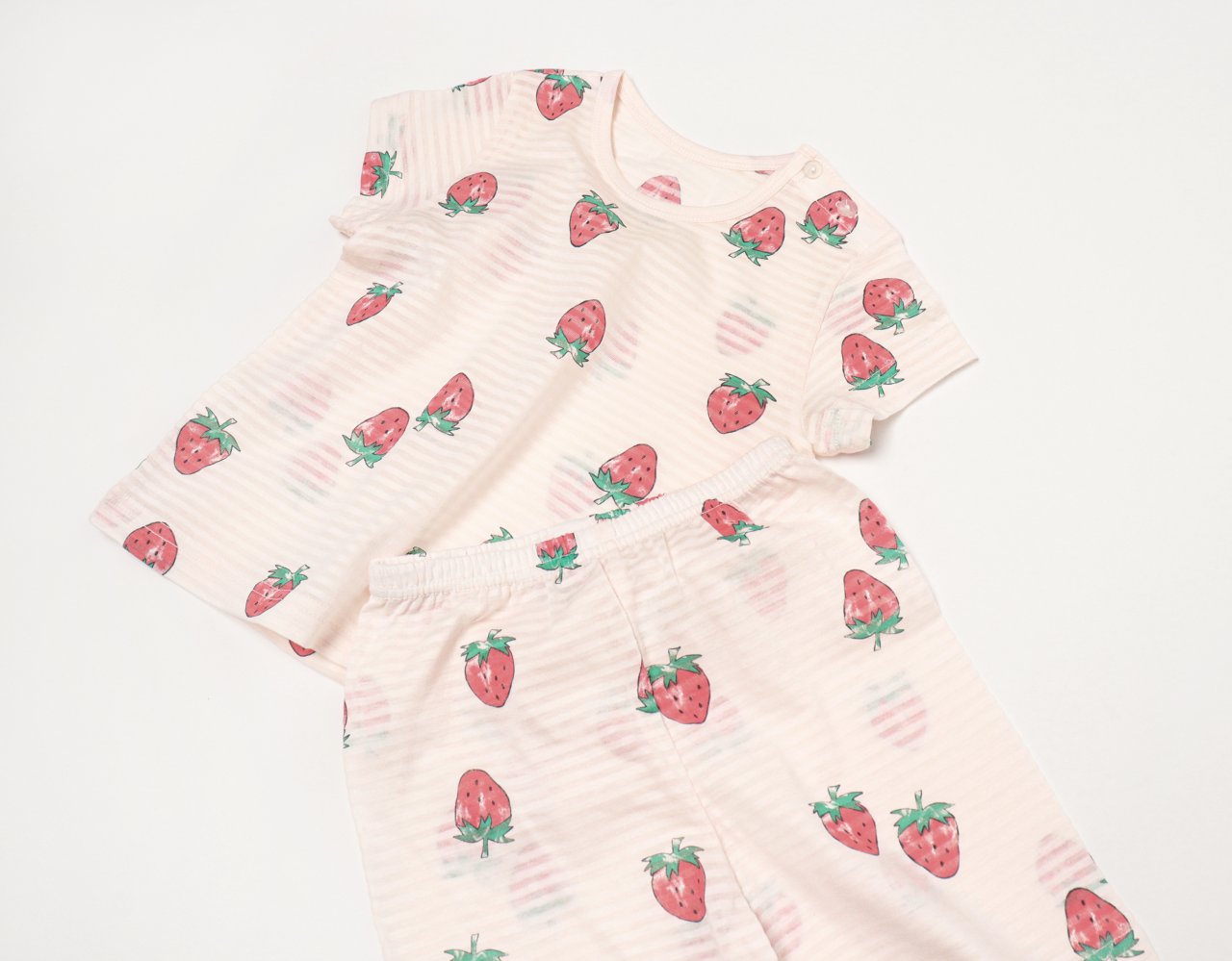 Mid-Length Jacquard Set (Red Berry)
