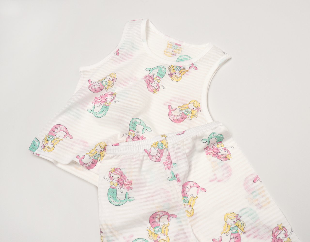 Sleeveless Jacquard Set (Marine Princess)