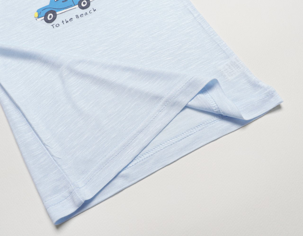 Mid-Length Modal Slub Set (Modal Blue)