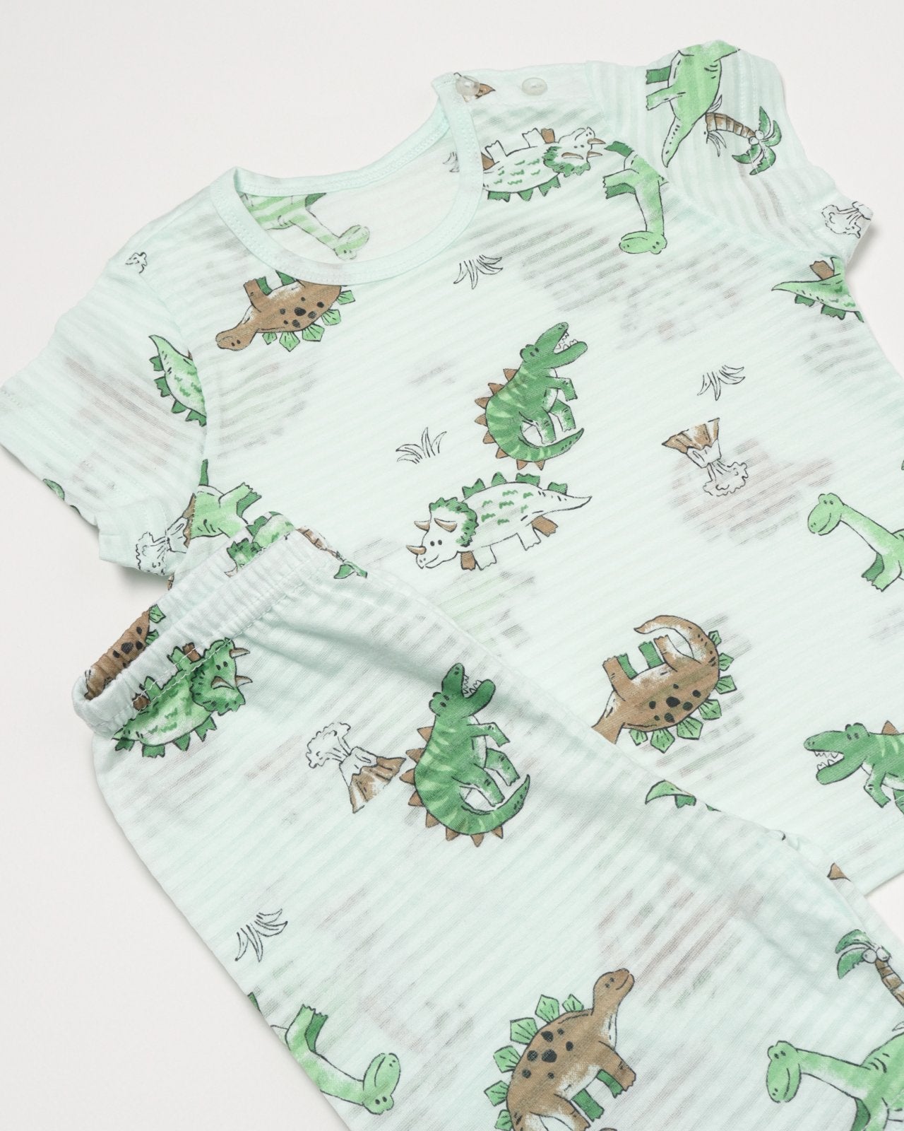Mid-Length Jacquard Set (Dinosaur Land)