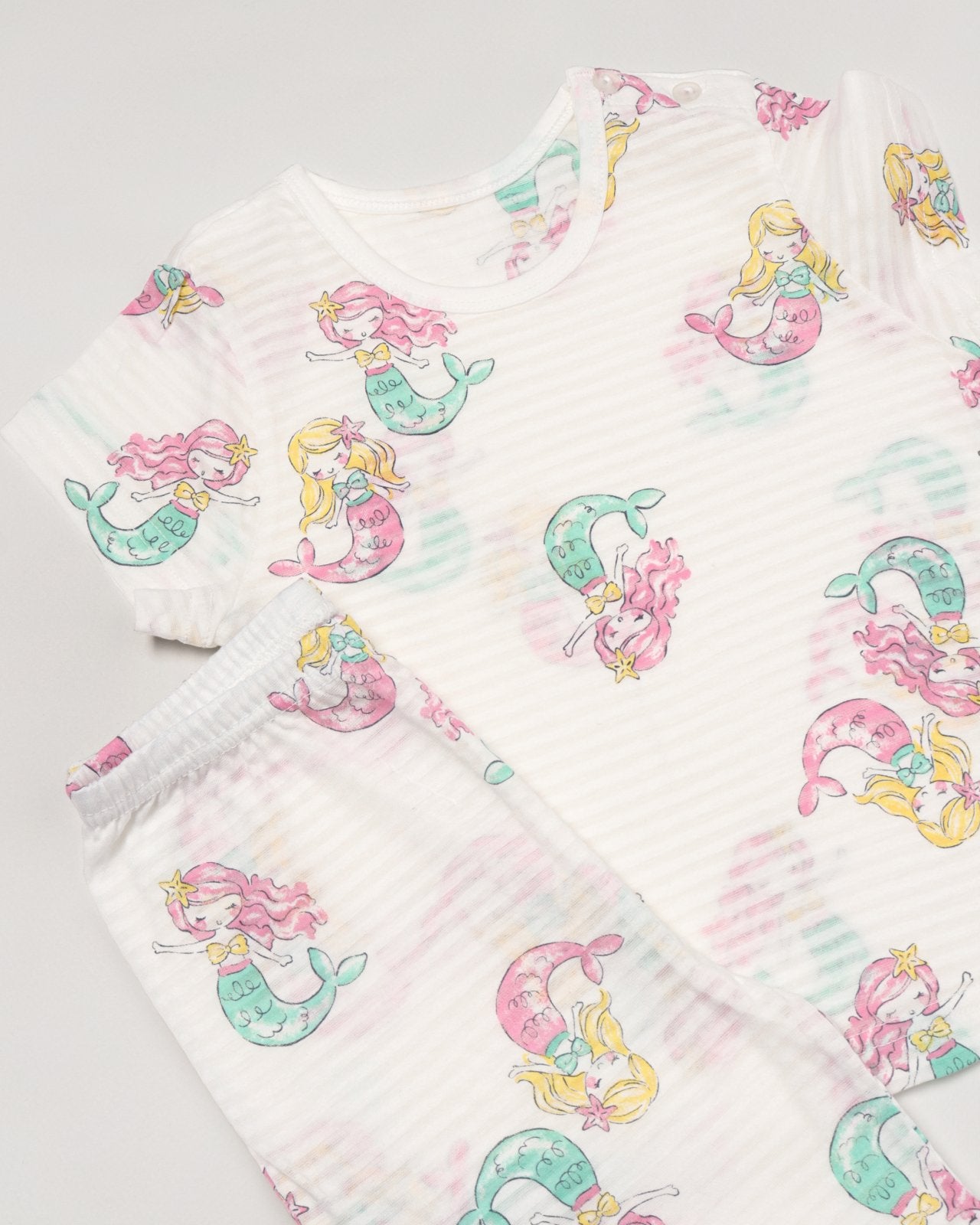 Mid-Length Jacquard Set (Mermaid)