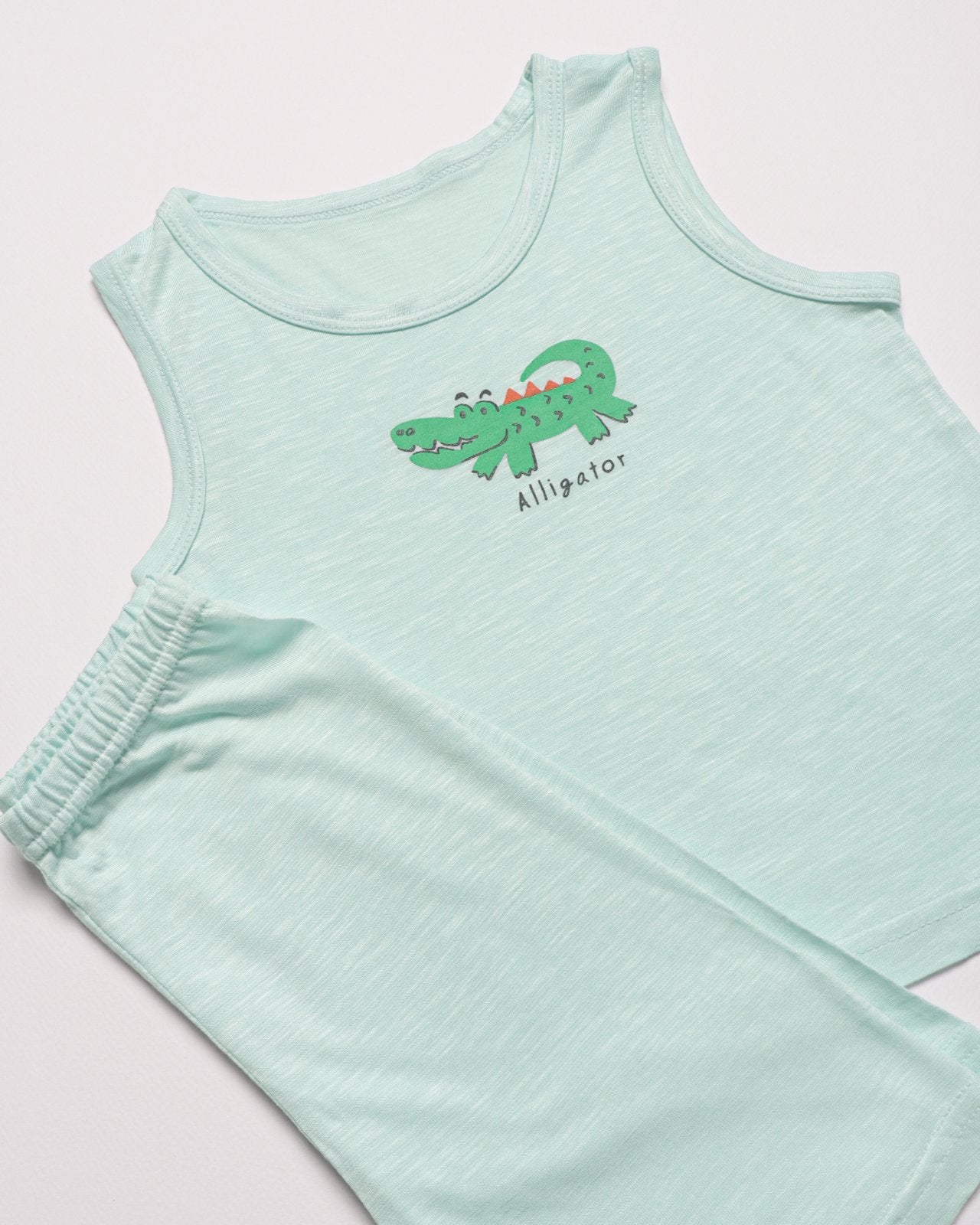 Sleeveless Modal Slub Set (Modal Mint)