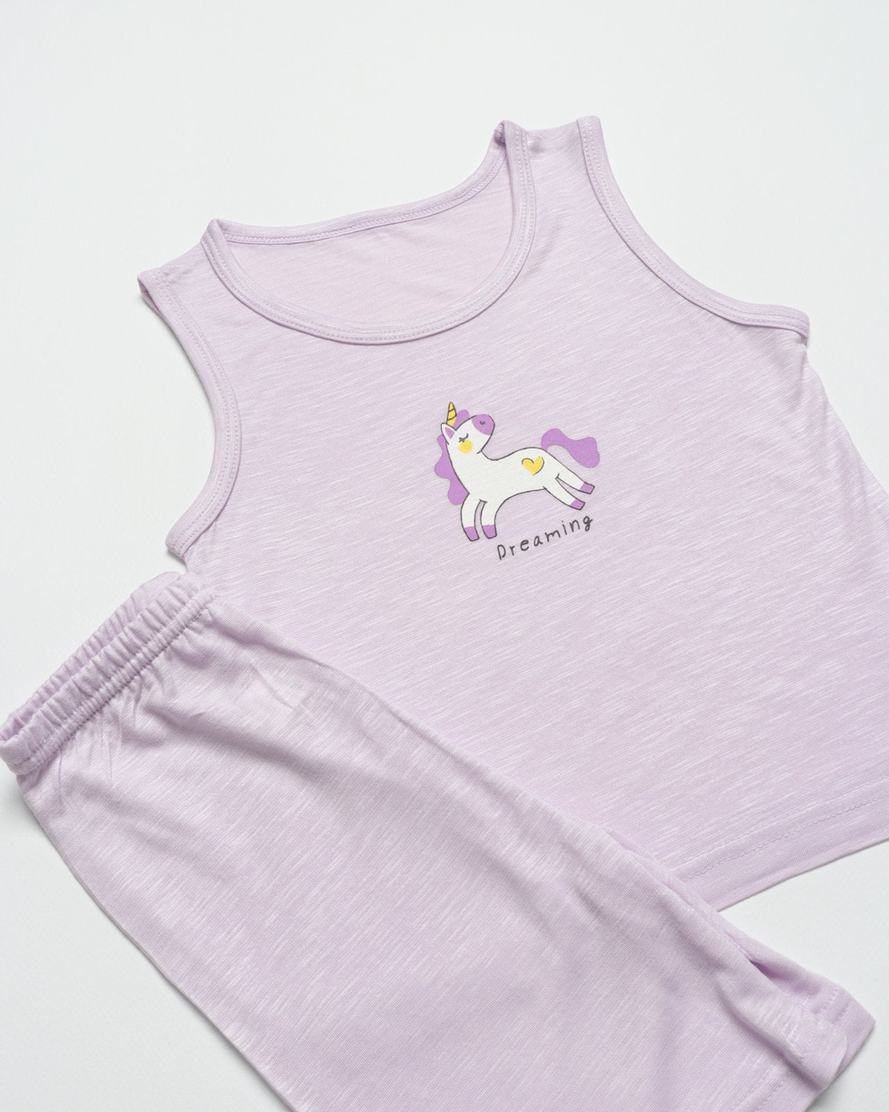 Sleeveless Modal Slub Set (Modal Purple)
