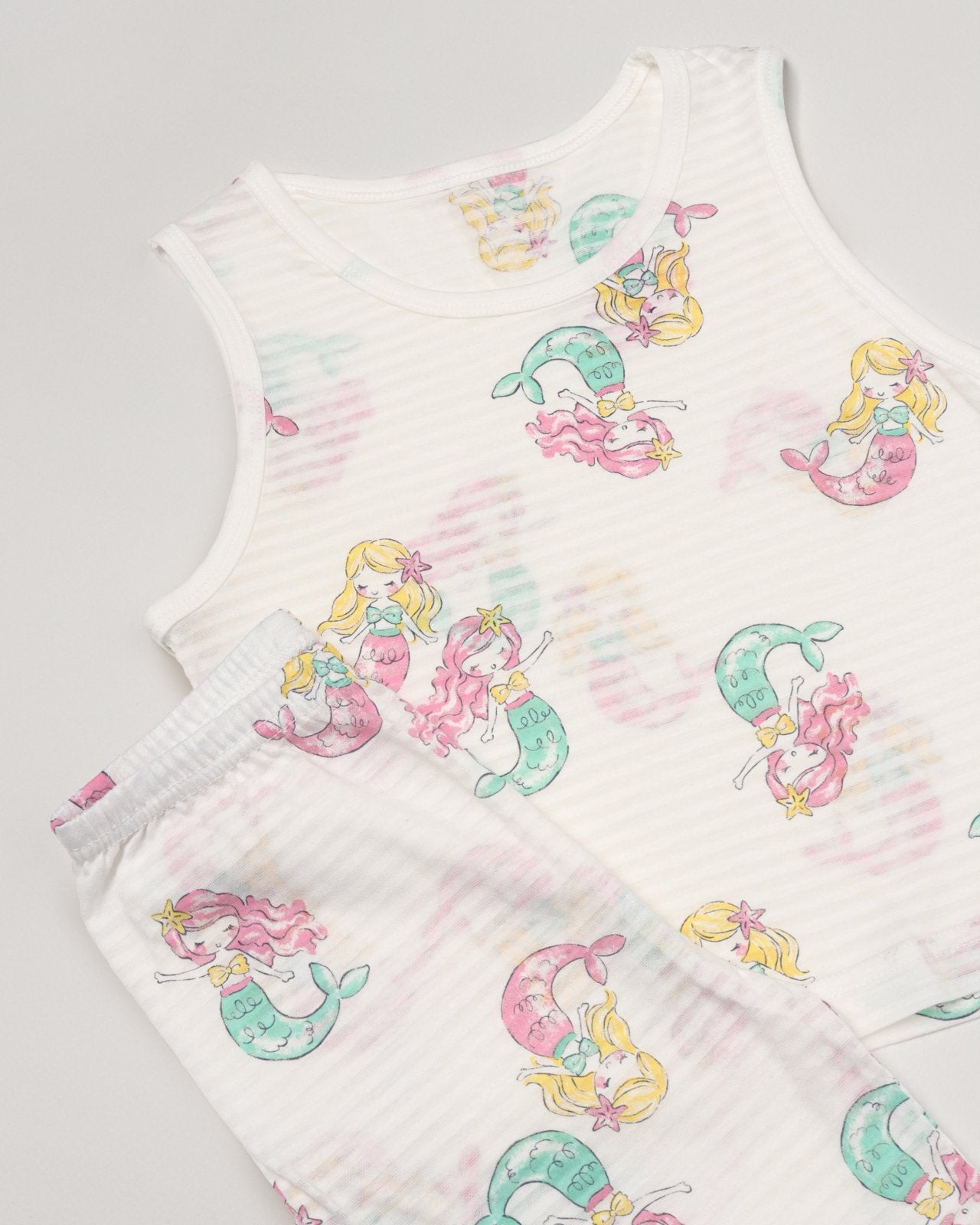 Sleeveless Jacquard Set (Marine Princess)