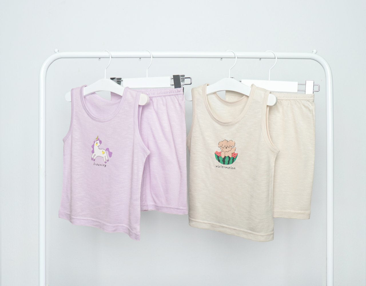 Sleeveless Modal Slub Set (Modal Purple)