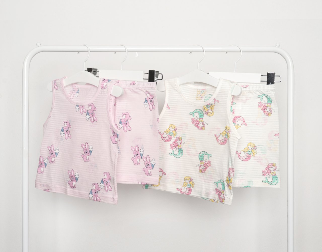 Sleeveless Jacquard Set (Marine Princess)