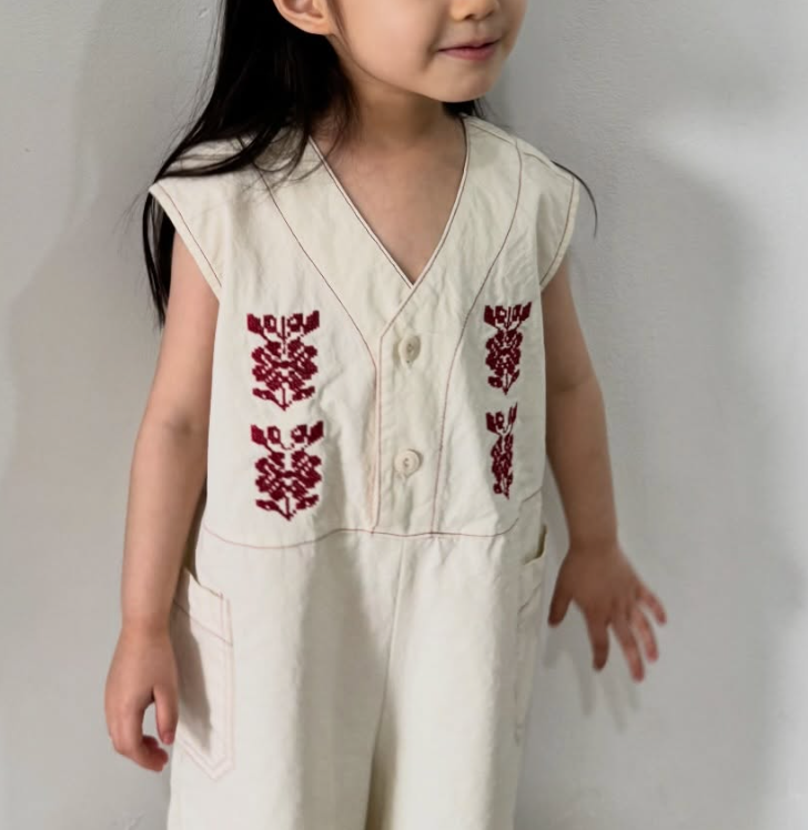 Embroidered Jumpsuit